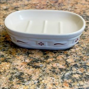 Longaberger soap dish